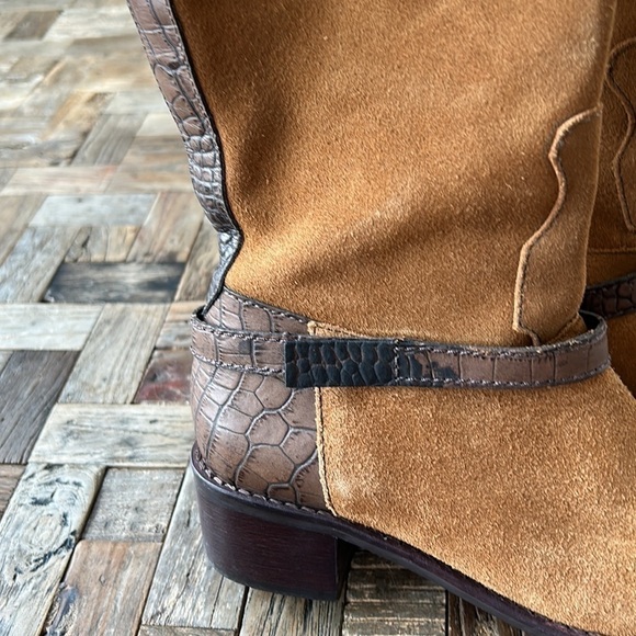 Matisse Nola Tall Brown Suede Riding Boots - Picture 13 of 14